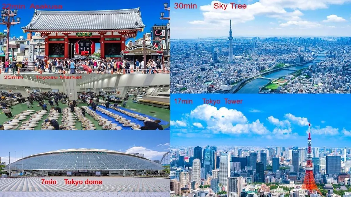 24年9月オープン 白山駅5分 収容5人 丸貸し切り 102室 Apartment Tokyo